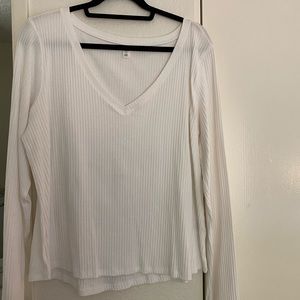 Ribbed white long sleeve (BP Nordstrom)